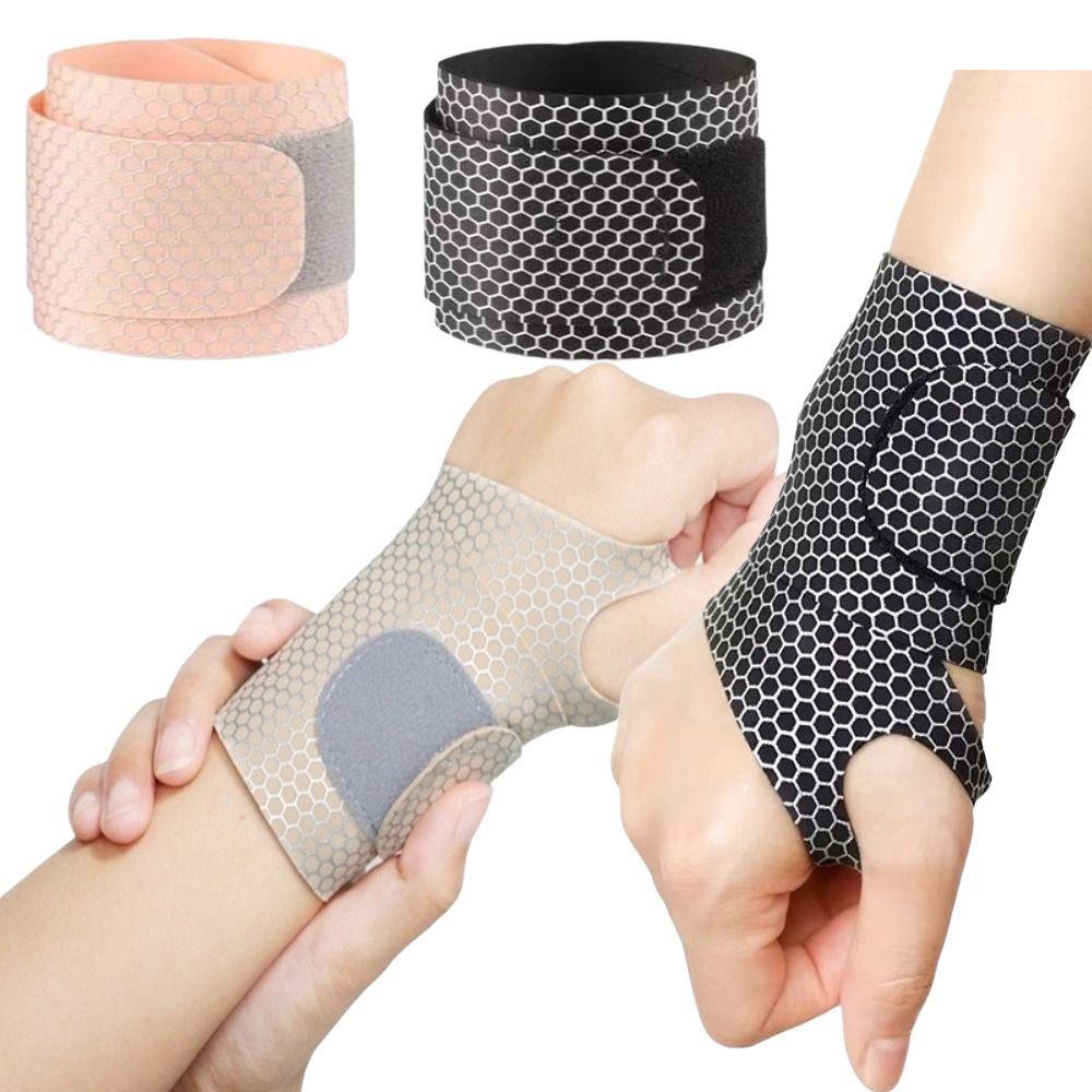 Thumb Opening Wrist Protector Breathable Fabric Wrist Support Brace Adjustable Wrist Brace Tennis