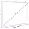 Projector Screen Wall Mounted 90 inch 4:3 Aspect Ratio