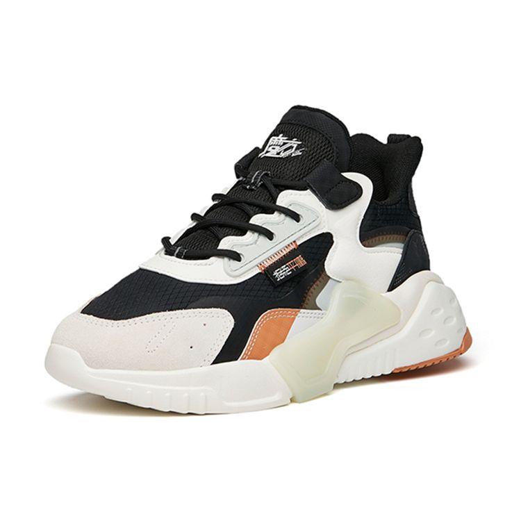 Anta Magic Cube Reject Mediocrity Синтетическая кожаная ткань Нескользящая износостойкая амортизирующая обувь для папы с низким верхом Женские кроссовки 122148808-4