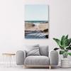 Canvas print, Descent to the beach
