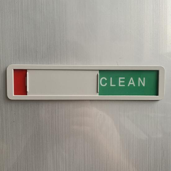 Грязно-чистый магнит для посудомоечной машины цинковый сплав легко читаемый слайд для посудомоечной машины грязно-чистый магнитный индикаторный знак кухонное украшение
