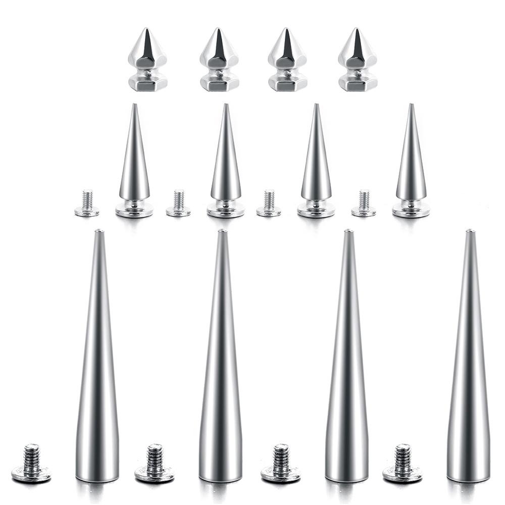 Длинный чокер с шипами, панк, ошейник из искусственной кожи для женщин и мужчин, крутой, с большими заклепками, чокер с шипами, ожерелье в готическом стиле, аксессуары