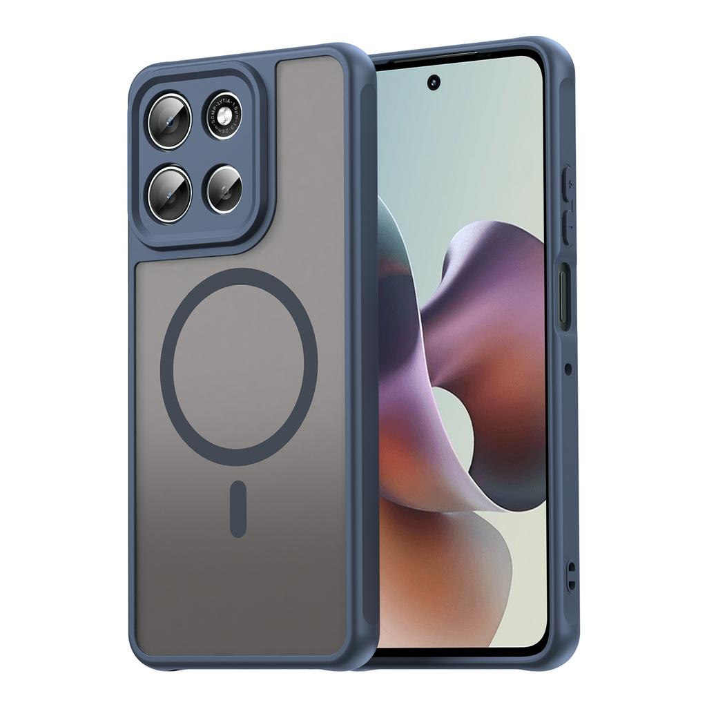 Чехол для телефона Motorola Moto G56/G66Y/G66J Magsafe,Магнитный противоударный чехол Magsafe,Бамперная гибридная крышка для Motorola Moto G56/G66Y/G66J