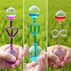 Glass Hand Boiler Love Heart Thermometer Toy Educational Science Toy Multifunctional Science Experiment Hand Boiler Gift for Children Adults