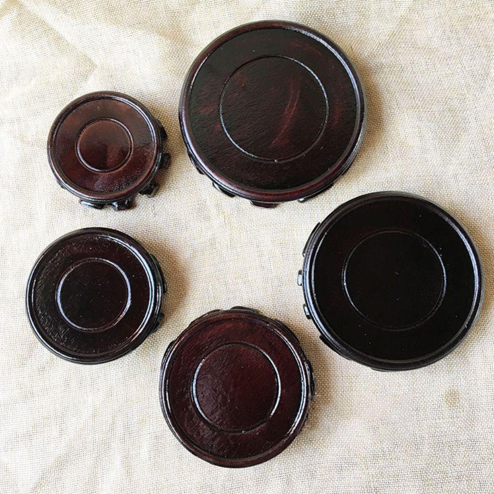 Wooden Planters Stand Ornaments Display Plant Caddy Stand New Pot Trays Garden Supplies