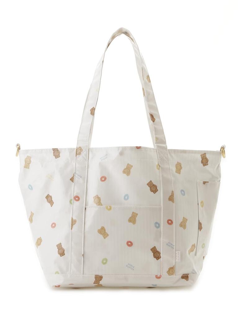 gelato pique Cereal Bear Pattern Mom Bag PWGB244749 Women's Off-White OWHT Free Size Large Capacity Tote Diaper Mommy Bag