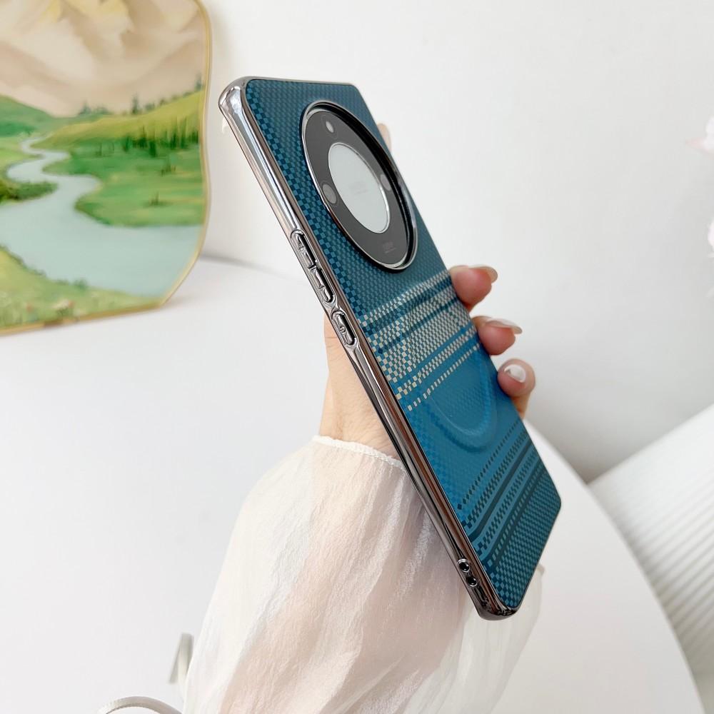 Чехол для Huawei Honor Magic 6 Lite, жесткий, из углеродного волокна, с магнитной беспроводной зарядкой, защитная задняя крышка, корпус для Magic 6 Lite