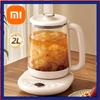 Xiaomi 2л Здоровый чайник с контролем температуры Стеклянный Цветочный чайник Домашний электрический чайник Запланированное тушение Кипячение Чайник Многофункциональный 220В