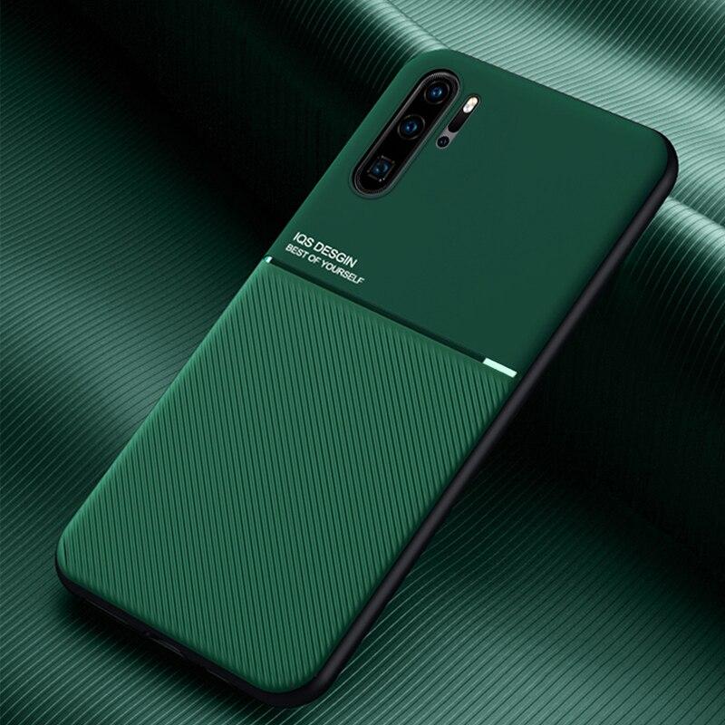 Кожаный магнитный чехол для Huawei P30 Pro Lite P20 P40 Honor 20 10 8X 10X Lite P30Pro P30Lite P20Lite со встроенными металлическими пластинами