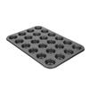 24 Cup Muffin Pan Nonstick Carbon Steel Small Round Pancake Cupcake Baking Tray for Home Kitchen