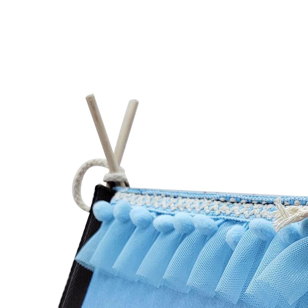 Hamster Hideout Tent Rabbit Rat Tunnel House Small Animal Tube Toy Warm Nest Habitat Blue