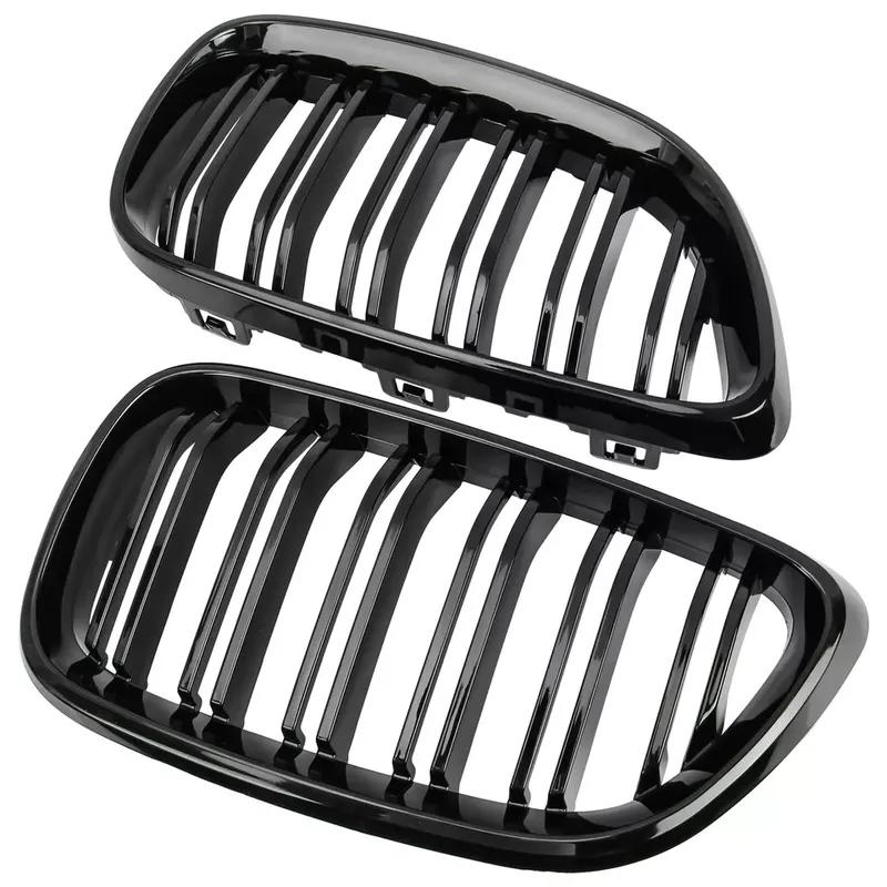 For BMW 2 Series F22 F23 F87 M2 2014-2018 Gloss Black Car Front Bumper Kidney Grill Grilles Car Styling Racing Grills Accessory