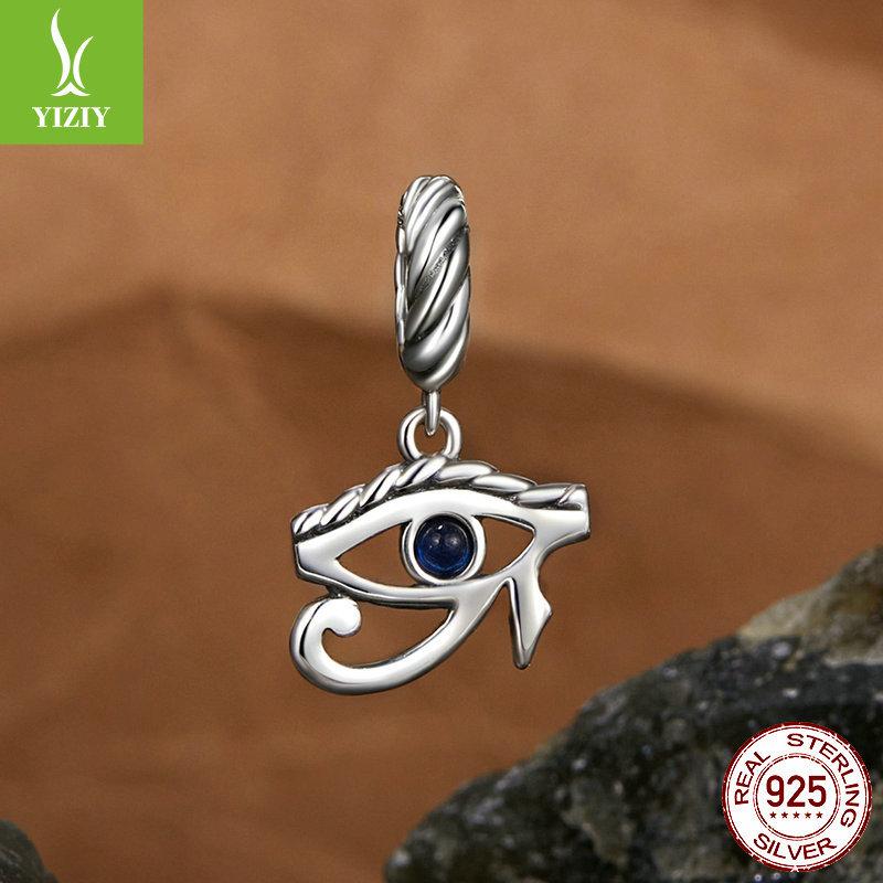Глаз Гора Подвеска Сделай Сам Аксессуар с Браслетом из Серебра S925 с Бусинами