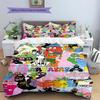 Barbapapa Family Bath Time 3Pcs Bedding Set, Duvet Cover with 2 Pillowcases, No Core