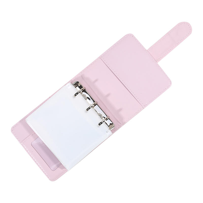 Легкий Мини K-pop Обложка для Альбома для Фотокарточек Кожаный Маленький Фотоальбом на Разъемных Листах для Организатора Коллекционных Карт Игровых Карт