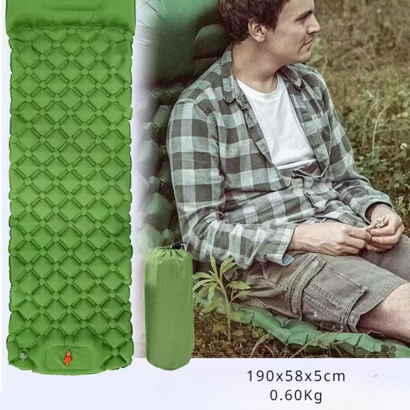 Надувной матрас для кемпинга в палатке, складная походная кровать, спальный коврик, одеяло для пикника, дорожный воздушный коврик, туристическое снаряжение