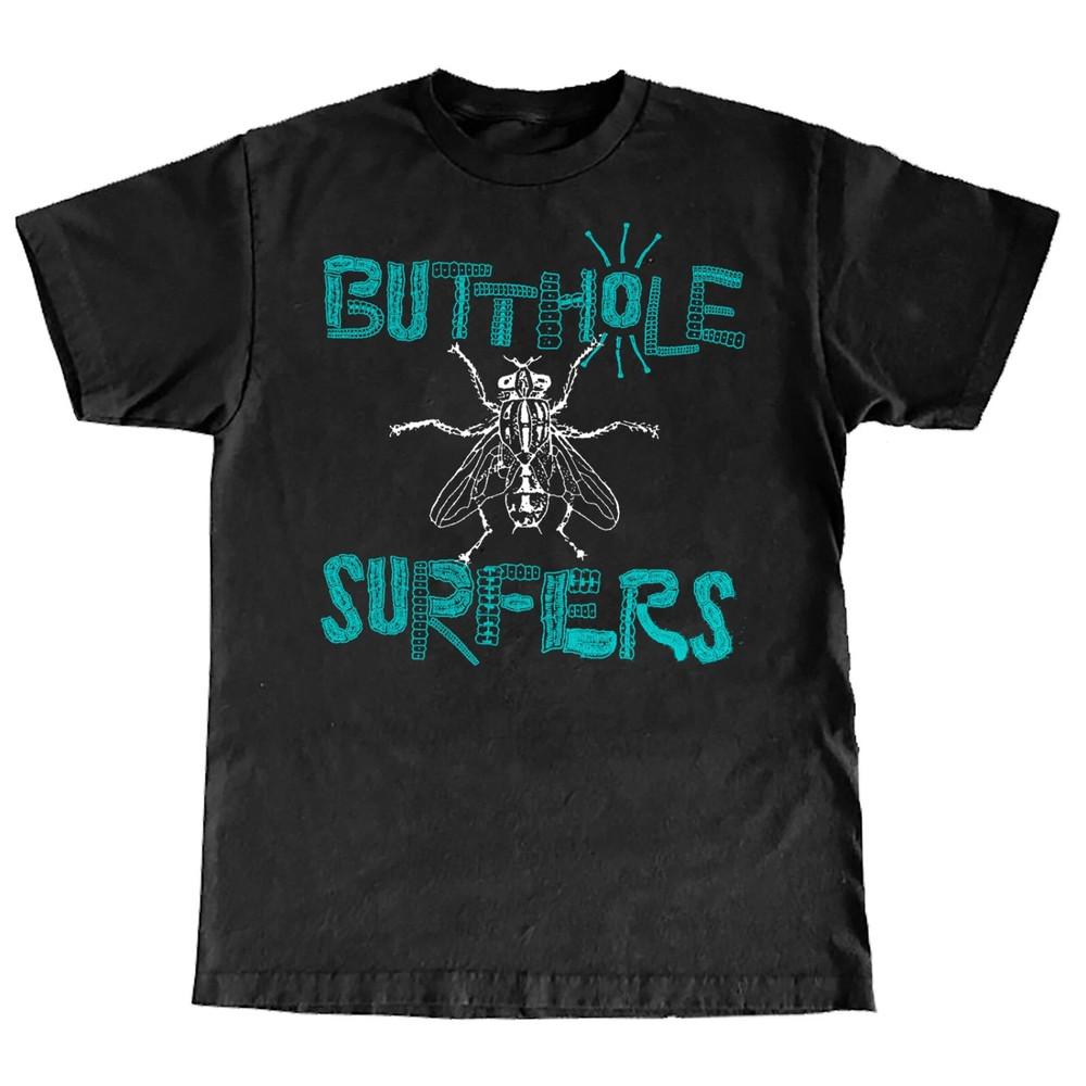 Butthole-Surfe<wbr/>rs Band Heavy Cotton Black S-5XL T Shirt For Men UR605 Unisex T-Shirt