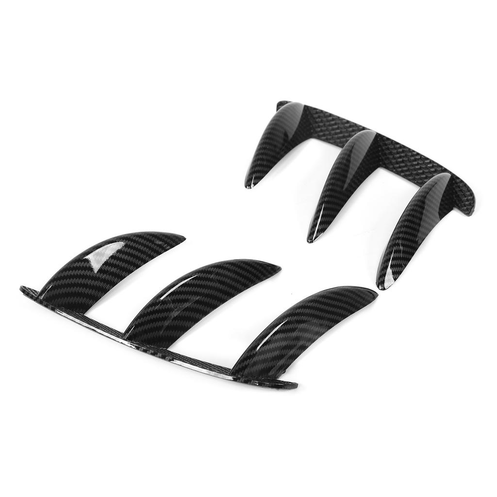 Rear Bumper Lip Splitter Canards Vents Replacement for Mercedes Benz W176 A200 A250 A260 A45 AMG