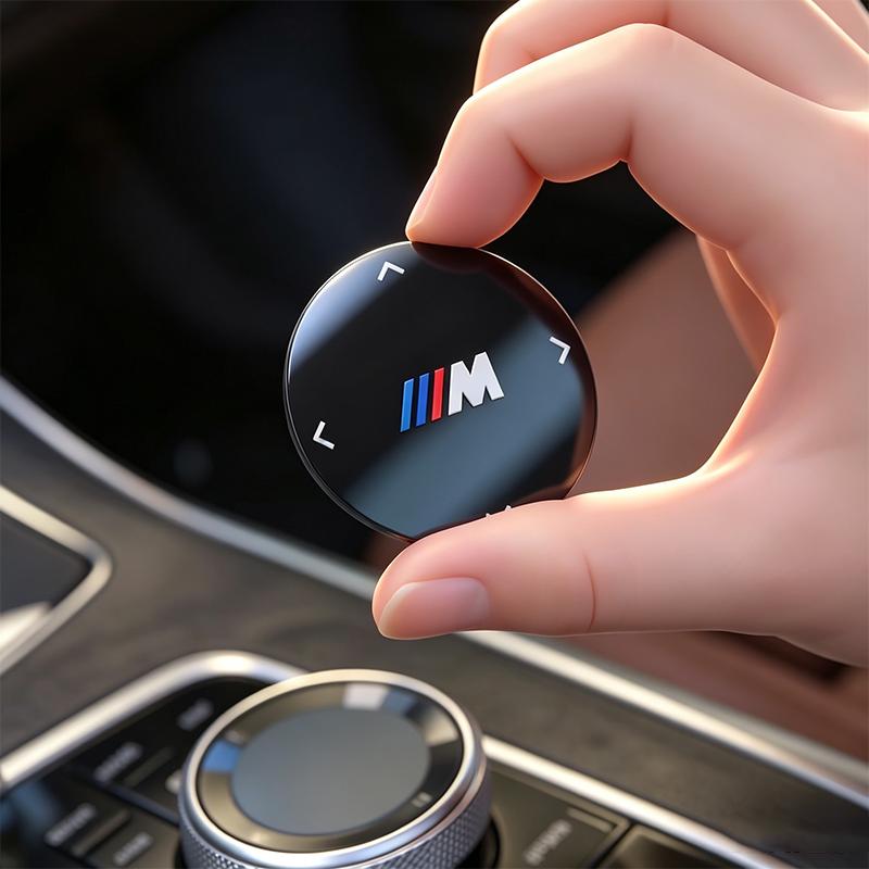 CTCE1 Car Multimedia Knob Button Cover Sticker For BMW G30 G32 6GT G20 F30 F10 G01 G02 G05 G06 G07 G11 G12 G22 F15 F36 X3 X4 X5 X6 X7