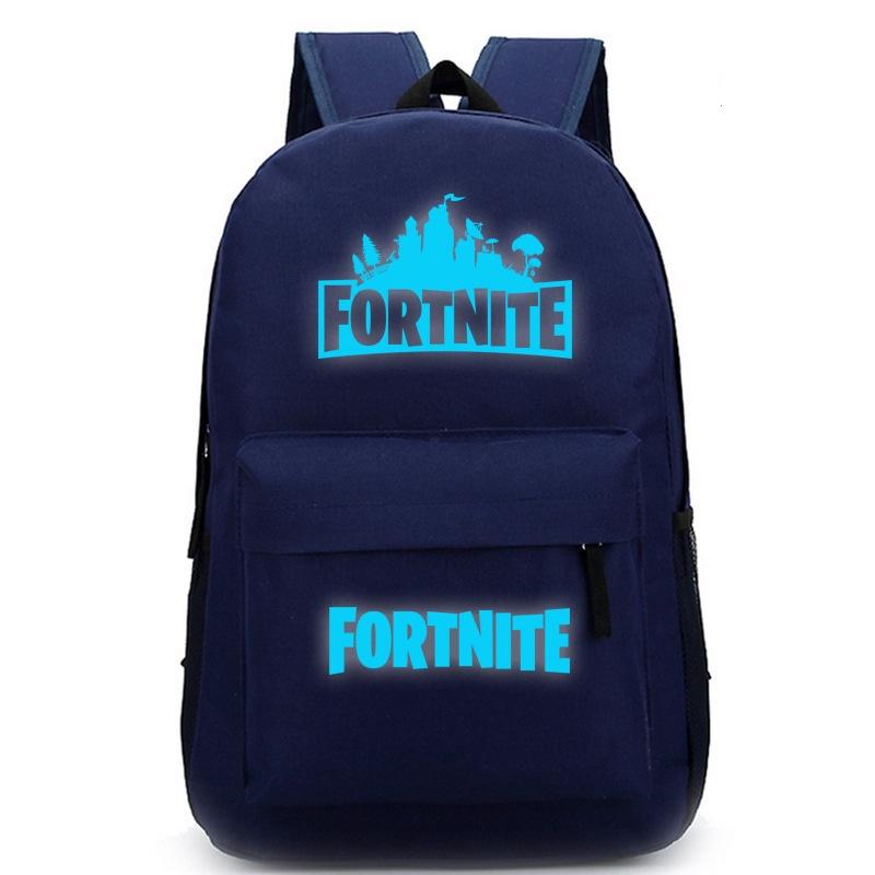 Школьная сумка Fortnite Battle Royale Наплечный Светящийся Рюкзак для Мальчика Модный Крутой И