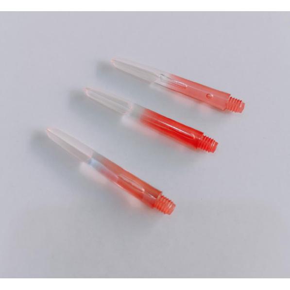 49mm Gradient Crystal Nylon Dart Shaft 2BA Standard Thread Dart Shaft with Protective Ring Accessories for Dart Games 6