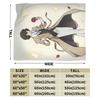 Одеяла Dazai Bungo Stray Dogs Коралловый Флис Плюшевый Текстиль Декор Портативное Супер Мягкое Плед Для Кровати Путешествий Коврик Кусок