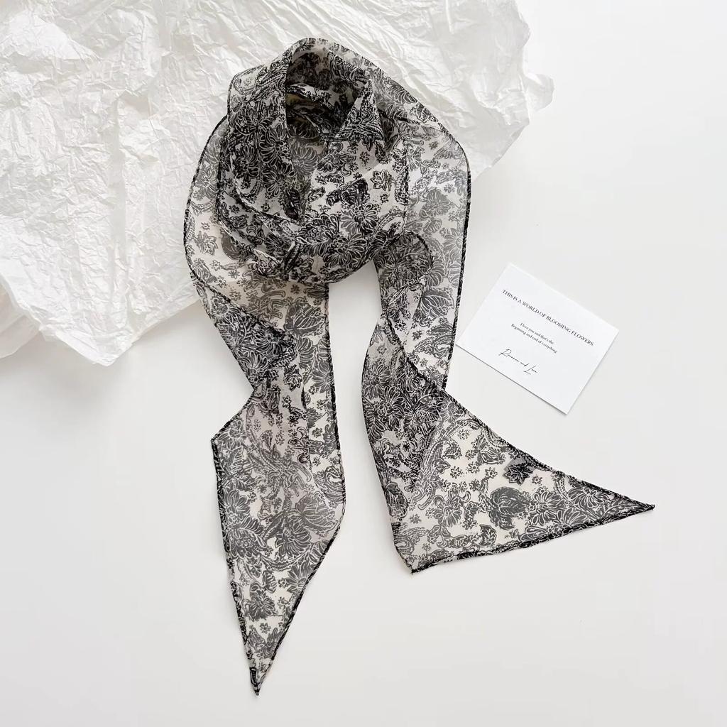 100% Nature Silk Scarf Fashion Women Scarves Shawl Hijab Bandana Kerchief Pashmina Neckerchief Foulard Female Echarpe 10*150cm