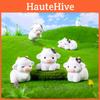 Creative Cartoon Style Resin Brave Little Cow Blind Box Car Decoration Miniature Figurine