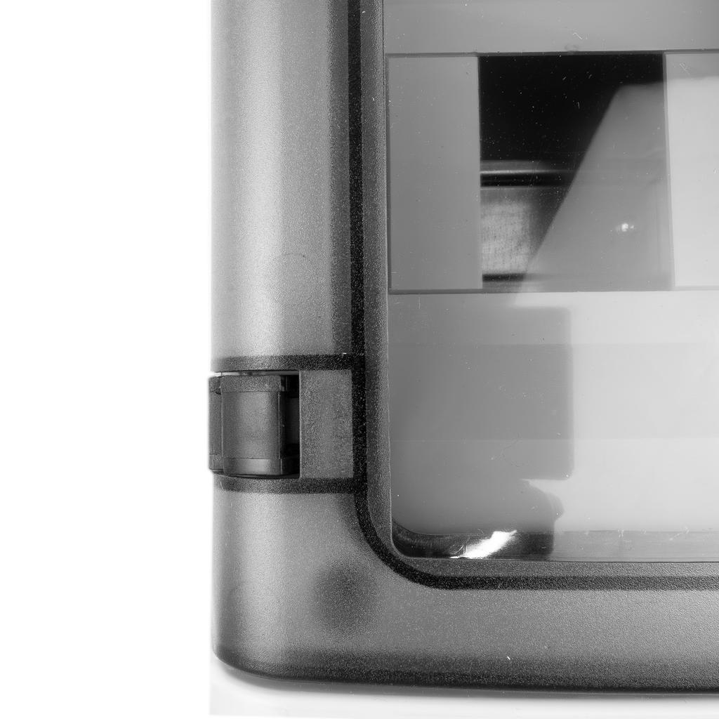Накладной щит Высокий IP65 4 Модуля Прозрачная Дверца 1X4
