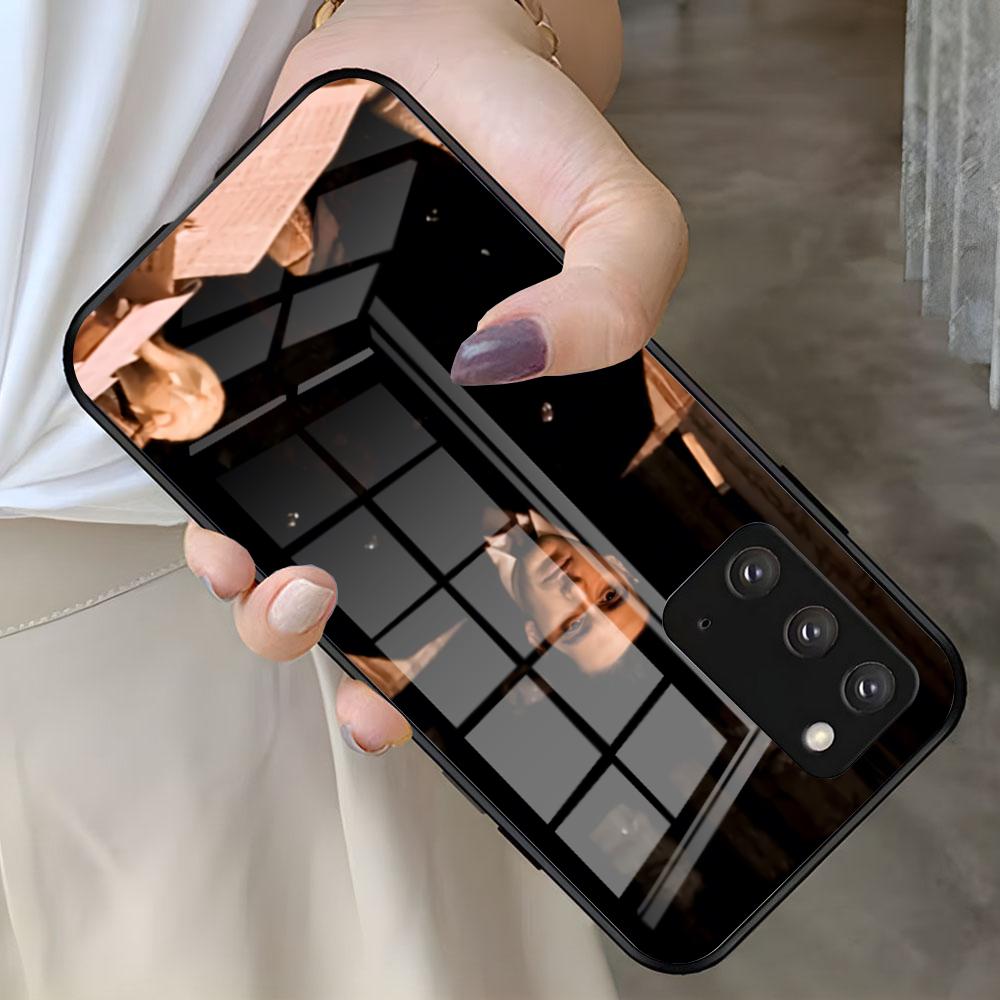 M-Michael C-Corleone Phone Case For Samsung S26 S25 S24 FE S23 S22 S21 Plus S20 Ultra Note20Ultra Black Glass Cover