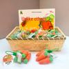 Creative Fun Vegetable and Fruit Shaped Erasers - No Crumbs, Clean & Ideal for Students