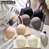 Invisible Bra Women's Gathering Underwear Anti-slip Bra Invisible Sports Bra Push Up Bra