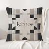 Brand Ichnos Cushion Cover Natural Linen Pillowcase Set AllinOne Decor Cushion Cover for Sofa Bedroom Chair