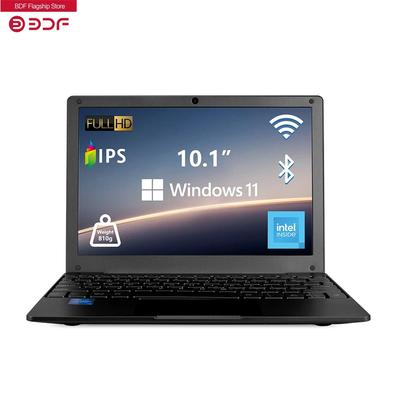 10,1-дюймовый компьютерные ноутбуки Quad Celeron N4020 8 ГБ+128 ГБ нетбук Windows11 веб-камера Office