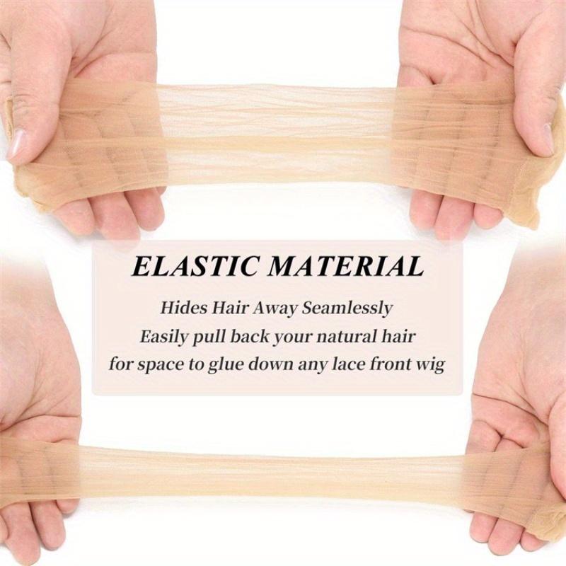 5 штук HD шапочек для парика для женщин Невидимые Ультратонкие Эластичные Шапочки-чулки для париков с кружевной передней частью Прозрачная шапочка для парика