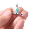 50pcs Double Hook Fishing Line Space Stainless Steel Balance Rigs Hooks  Fishing Tool