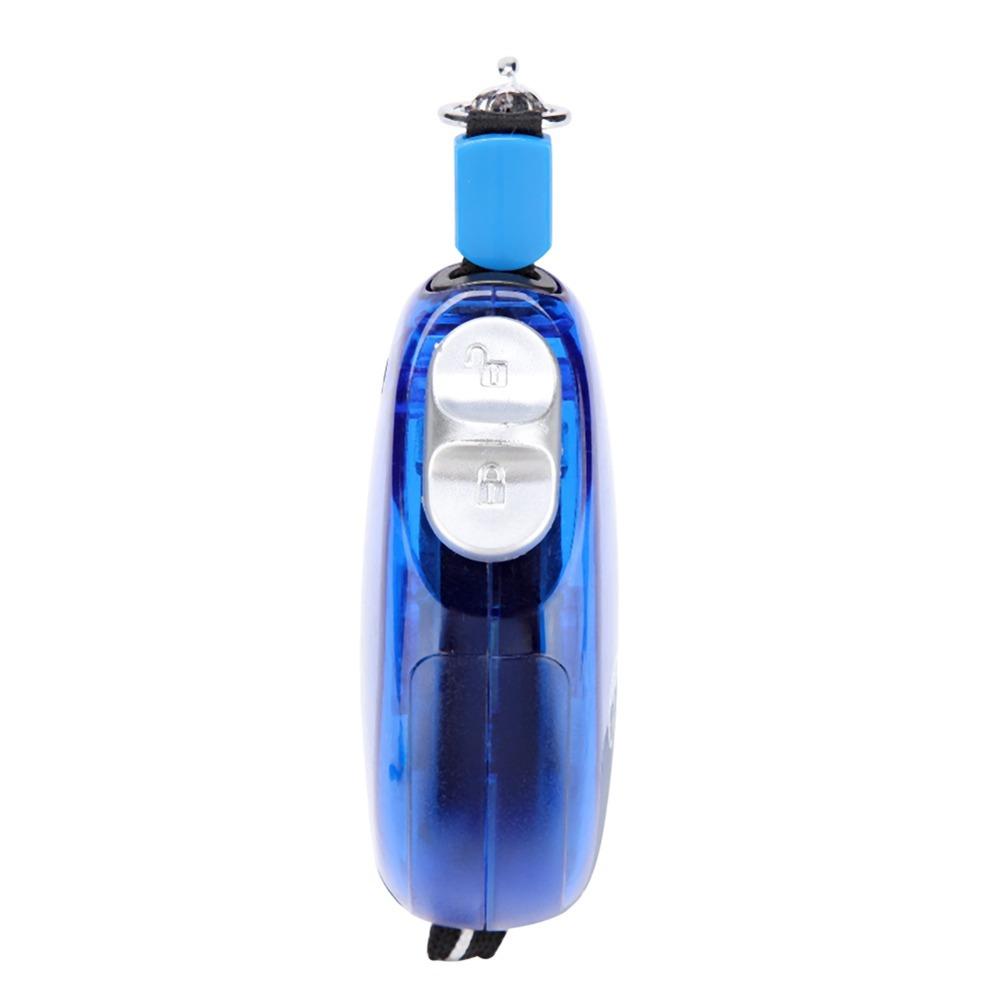 Blue Color Auto Retract Dog Strap Transparent Outer Shell Walking Pet Tether Sidewalk Pet Roam