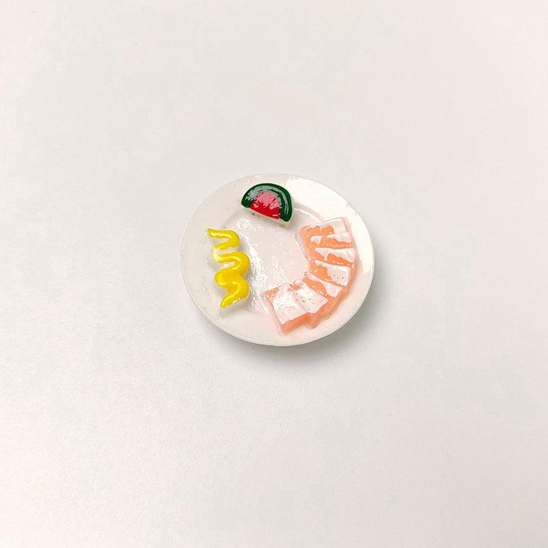 1 шт. аксессуары для кукольного домика мини-блюдо для димсамов сделай сам миниатюрный пейзаж декор для сада сказки ролевые украшения для еды