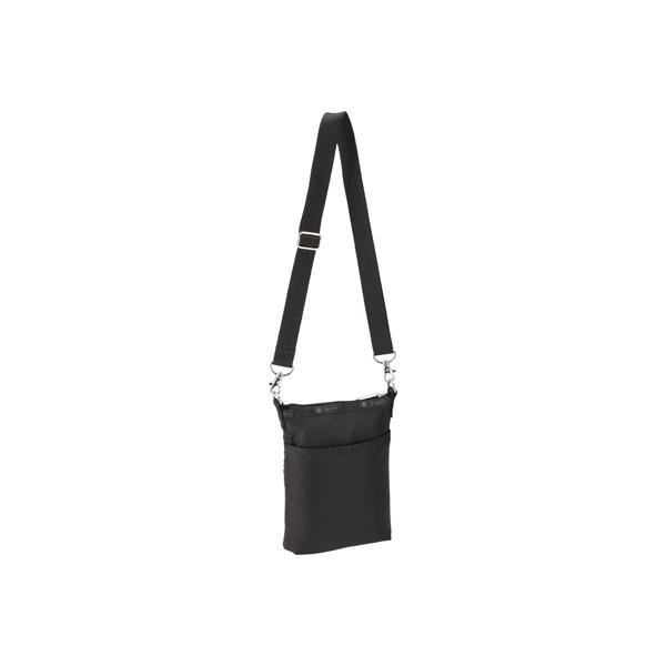 Lesportsac Черная сумка через плечо с 3 молниями, из переработанных материалов [4007.R086]