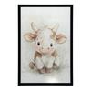Uśmiechnięta Krowa Uśmiechnięta Krowa, 70X100 Cm, Rama Drewniana Jasny Dąb, Papier Matowy 230 Gsm