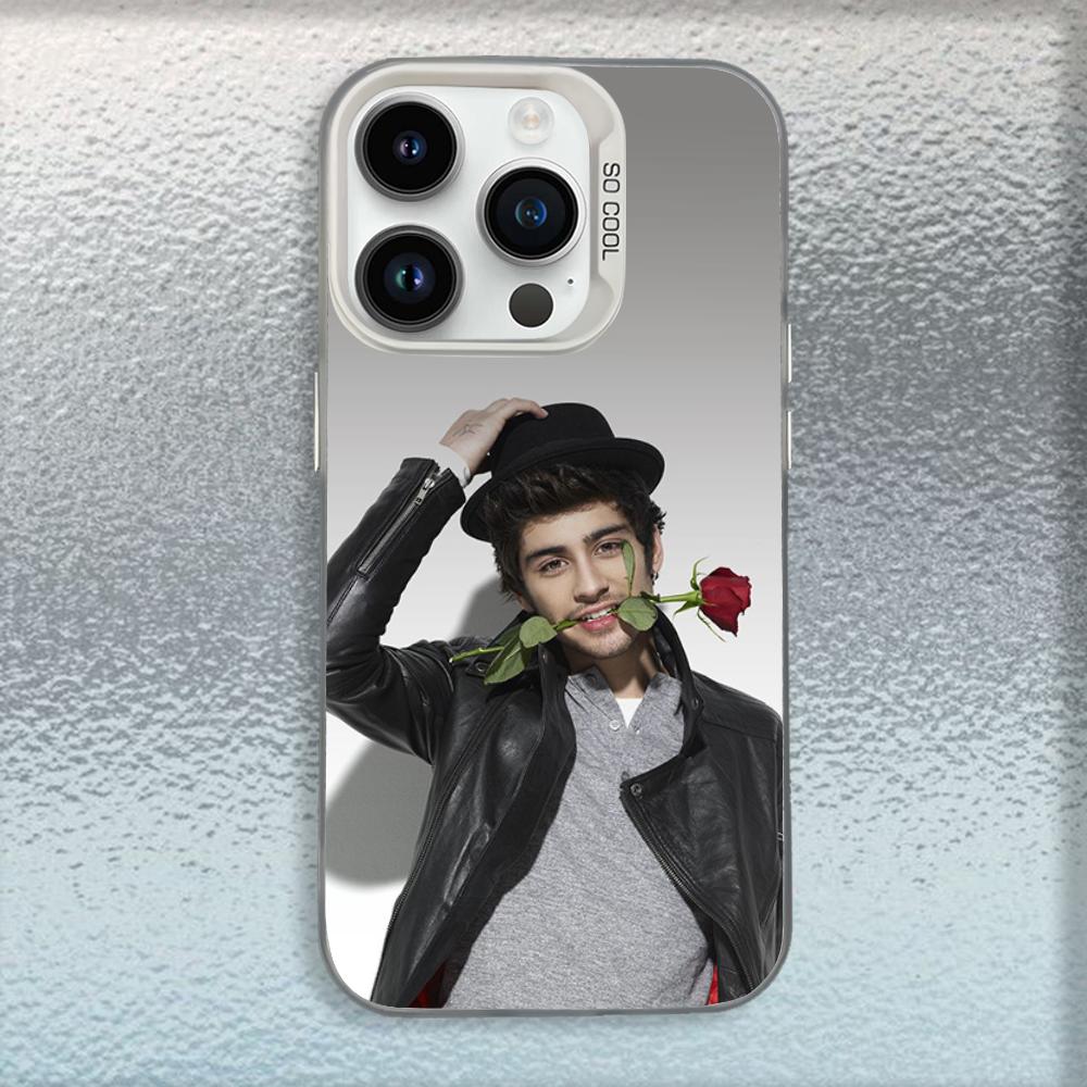 Singer Z-Zayn Malik Phone Case For iPhone 16,15,14,13,12,11,Mini,Pro,MAX White Matte Shockproof Cover