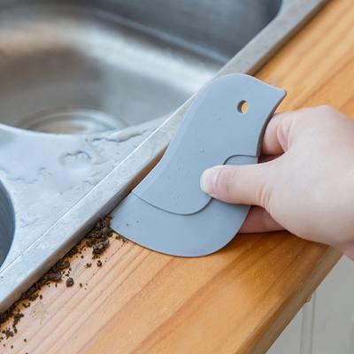 Скребок в форме пингвина, гибкий шпатель для выпечки, для теста, масла, мягкого кухонного чистящего средства