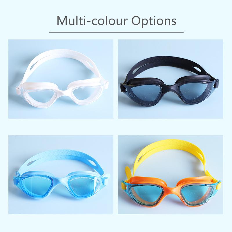 Профессиональные очки для плавания, водонепроницаемые, противотуманные, с УФ-защитой для взрослых, мужчин, женщин, очки для плавания в бассейне, регулируемые очки для воды