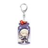 Fate Grand Order Fate  Grand Order  Charatoria Acrylic Keychain Rider  Arturia Pendragon [santa Alterta]