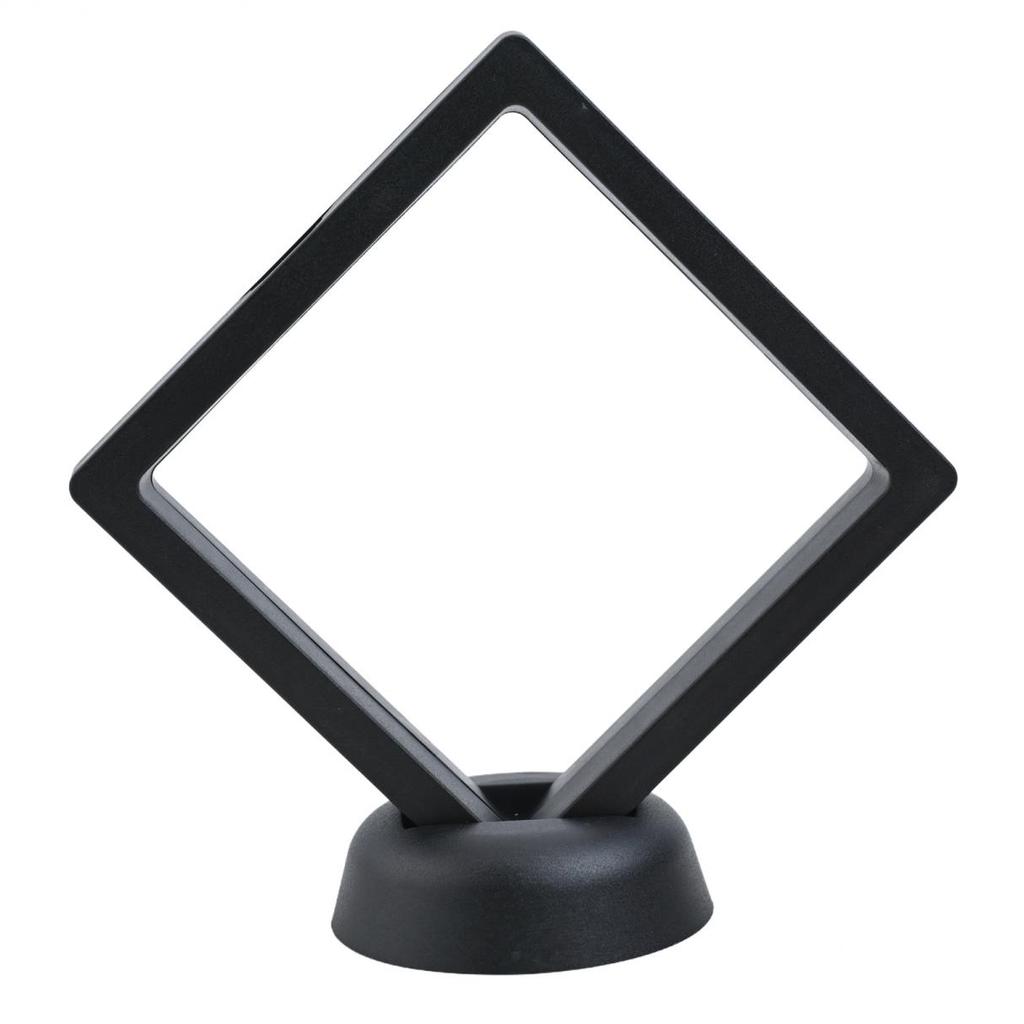 2 шт. 90*90 мм Черный 3D Плавающий Рамка для Демонстрации Монет Держатель Коробка Кейс Подставка