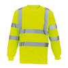 Yoko Unisex Adult High-Vis Long-Sleeved T-Shirt