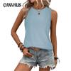 Summer Women's Vest New Crew-neck Printed Vests T-shirt Tops Sleeveless Top