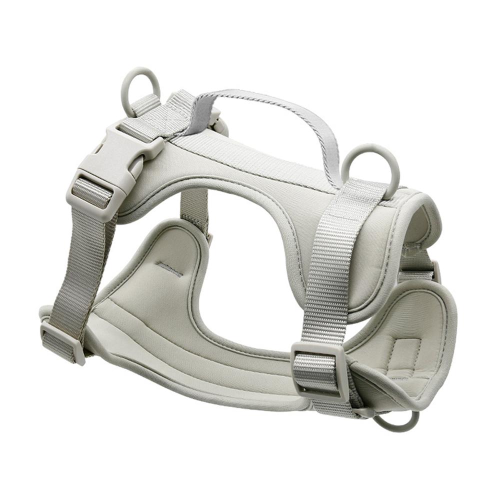 Adjustable Breathable Lightweight Dog Harness Chest Strap Outdoor Walk Training Harness for Small to Medium Dogs Pet Supplies