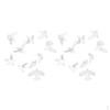 20pcs Mini Pigeon Animal Bird Model Dollhouse Garden Decoration