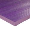 Tapis en bambou larges lattes et ganse violet 70x120